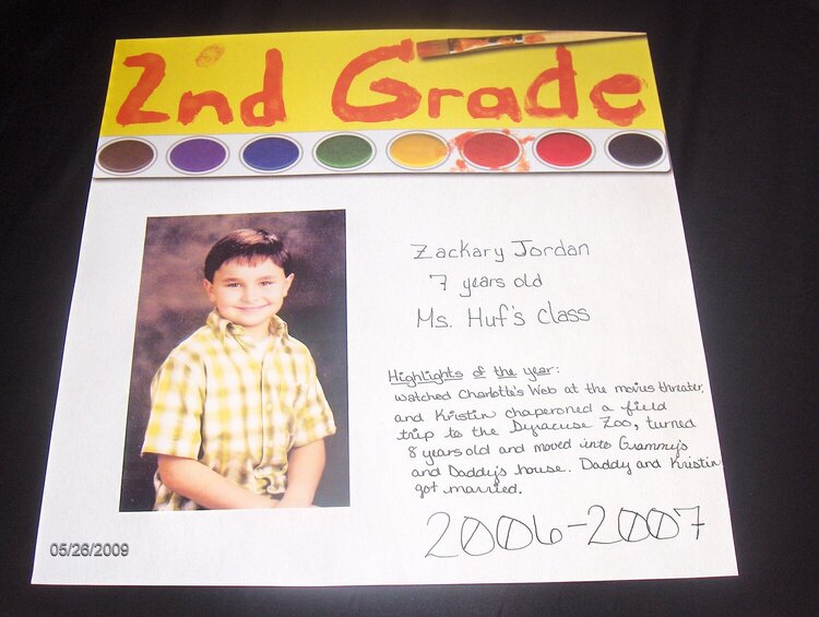 Zack&#039;s 2nd Grade Professional