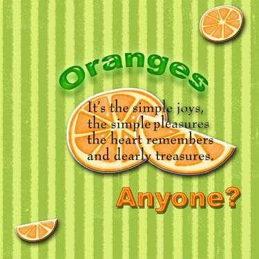 Oranges DVD