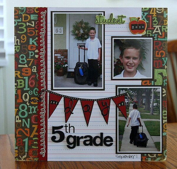 Crate Paper - First Day of 5th Grade