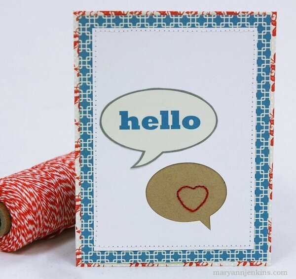 *hello* Lily Bee Card