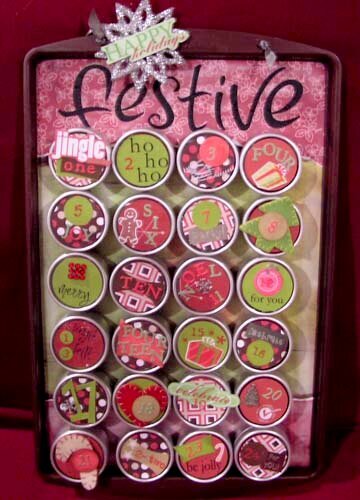 Holiday Advent Calendar for Stamping Friend