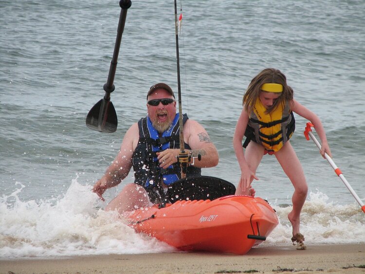 Kayaking with Dad