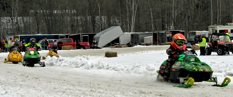 Snowmobile Races Mini Stock