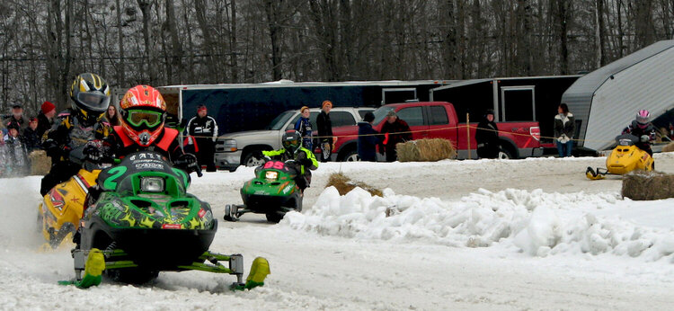 Snowmobile Races Mini Stock