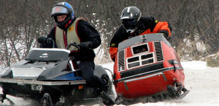 Vintage Snowmobile Races