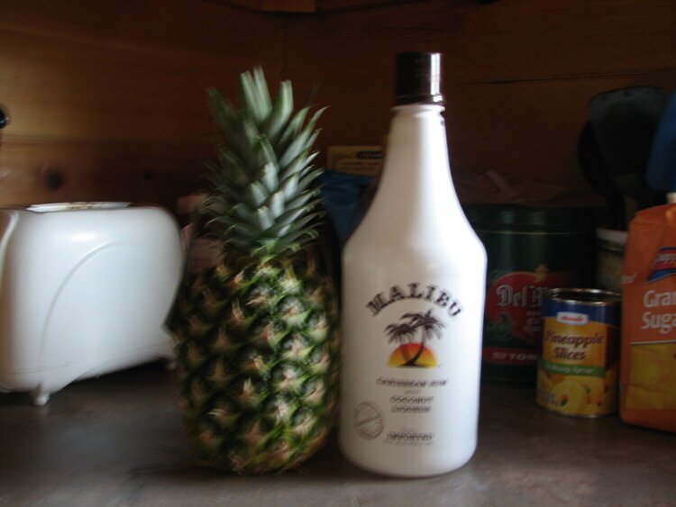 Rum Soaked pineapple!!!