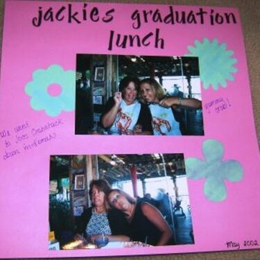 Jackie&#039;s Graduation Lunch