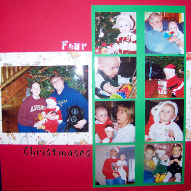 Four Christmases - left page