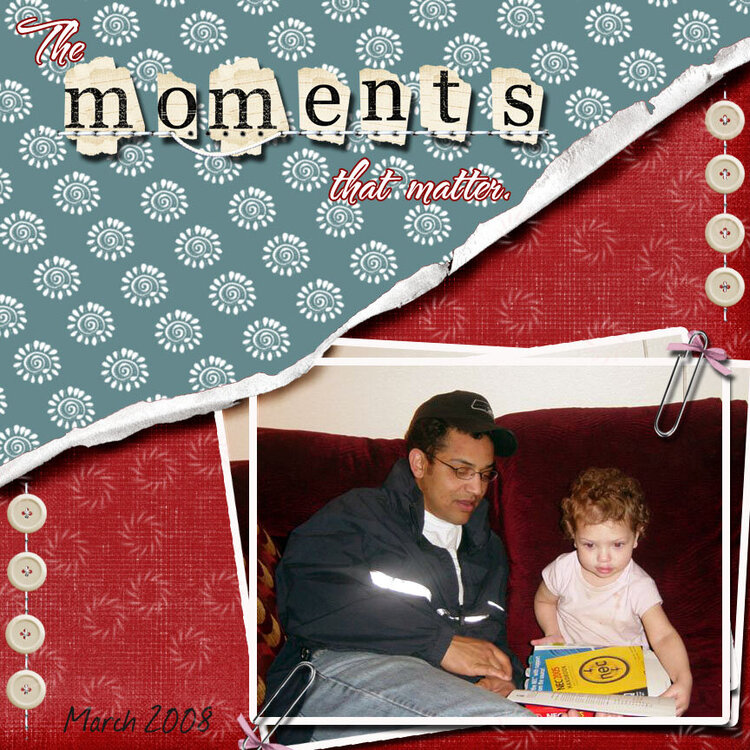 Moments that matter