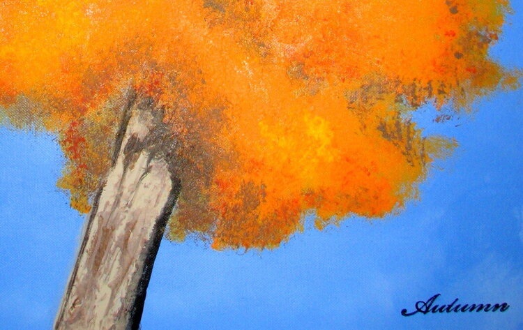 Close up of texture - &quot;Autumn&quot; acrylic wall art
