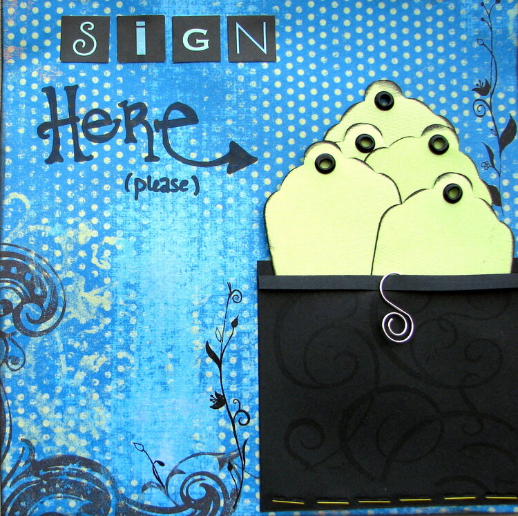Sign in Page to &quot;Say What&quot; circle journal