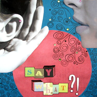 Cover Page to &quot;Say What&quot; circle journal