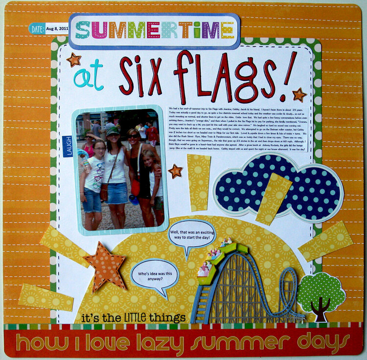 Summertime at Six Flags