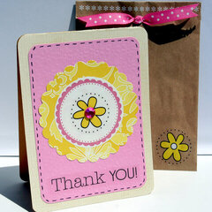 Thank You card set