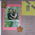 my 1st scrapbook page