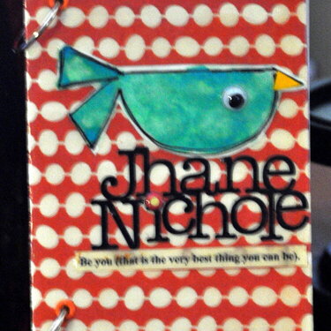 Jhane Nichole autograph book