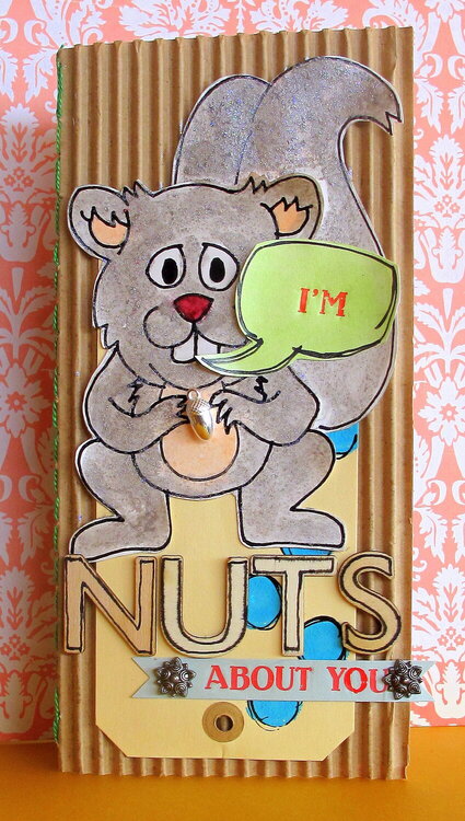 Nuts about You Kard-SEPTEMBER KREATORVILLE kit
