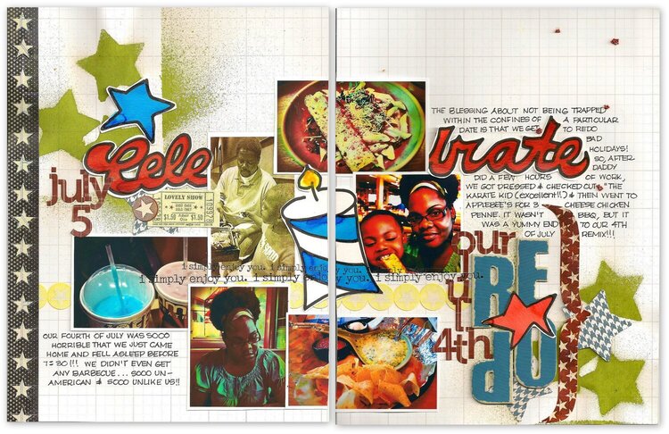 Our July 4th Redo-JULY KREATORVILLE KIT and SKETCH