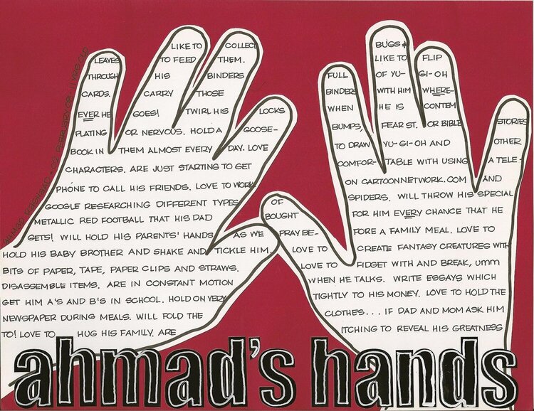 Ahmad&#039;s Hands
