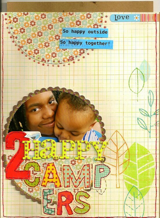 2 happy campers-APRIL TALLY SCRAPPER KIT