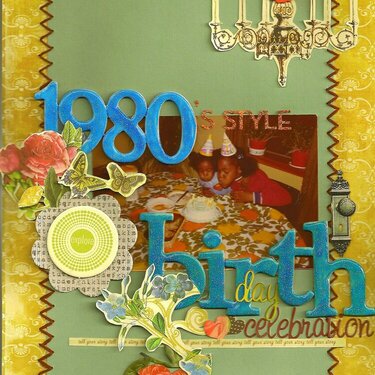 1980&#039;s Style Birthday-MARCH KREATORVILLE KIT