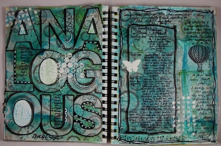 Art Journaling Analogous - Maja Design