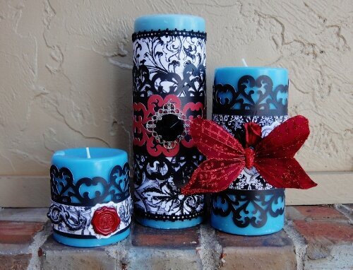 Paper Candle Wraps - Scraps of Darkness