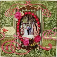 Wedding Day - Scraps of Darkness August's "Envy" kit