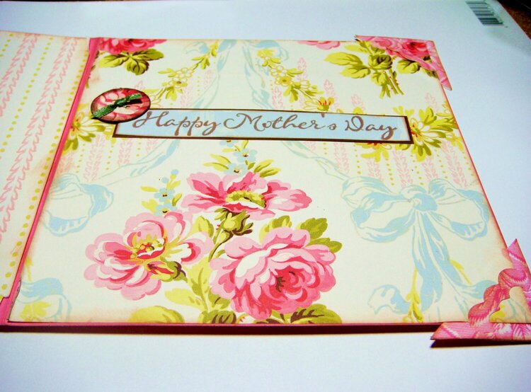 inside view - Mother&#039;s day card