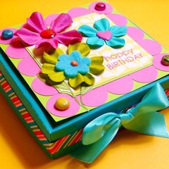 Happy Birthday - mini pizza box!