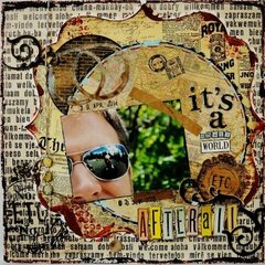 It's A Small World After All - Scraps of Darkness Sept "Passages" kit
