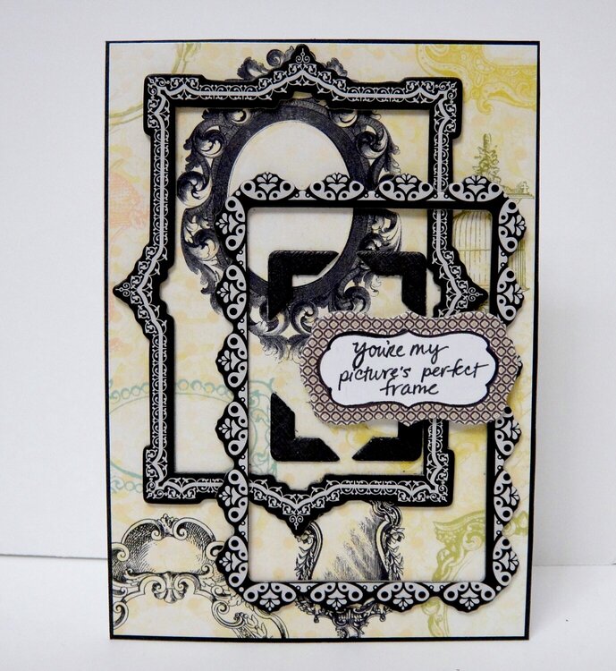 My Picture&#039;s Perfect Frame - Twisted Card Sketch #15 with the &quot;FRAME&quot; twist!