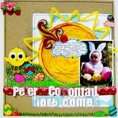 Here Comes...Peter Cottontail - Twisted Sketch #57 with the SUNSHINE twist