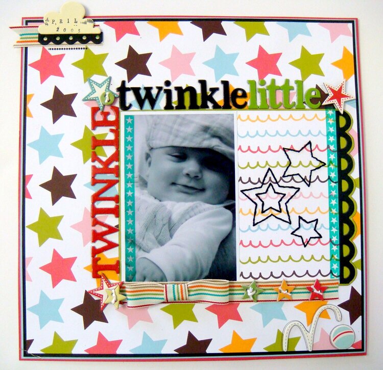 Twinkle Twinkle Little Star - Twisted Sketch #59 with the STAR twist!