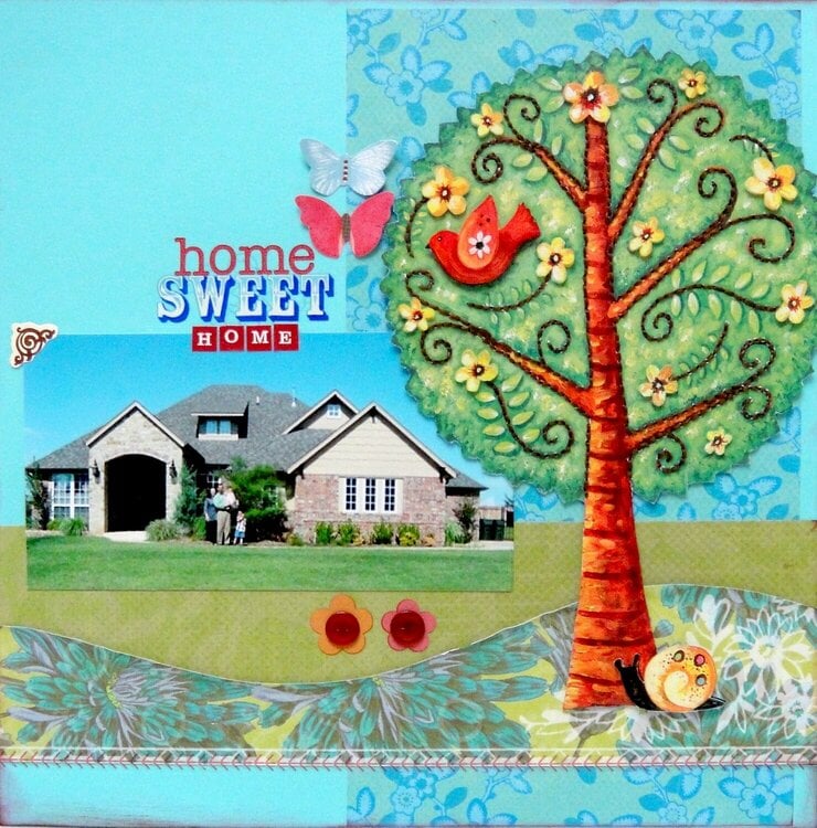 Home Sweet Home - Twisted Sketch #64 with the TREE twist
