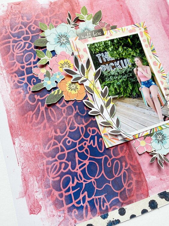 FLA Layout featuring Texture Paste