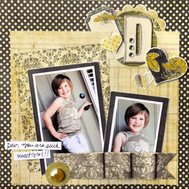 &quot;D&quot; 8x8 LO Pink Paislee