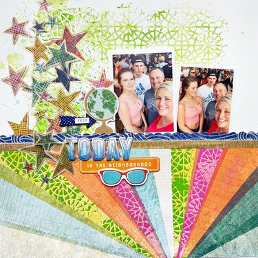 Today Layout- Texture Paste Techniques Free Class