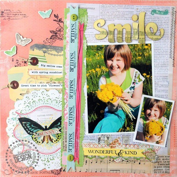 New Spring Jubilee- Smile Layout