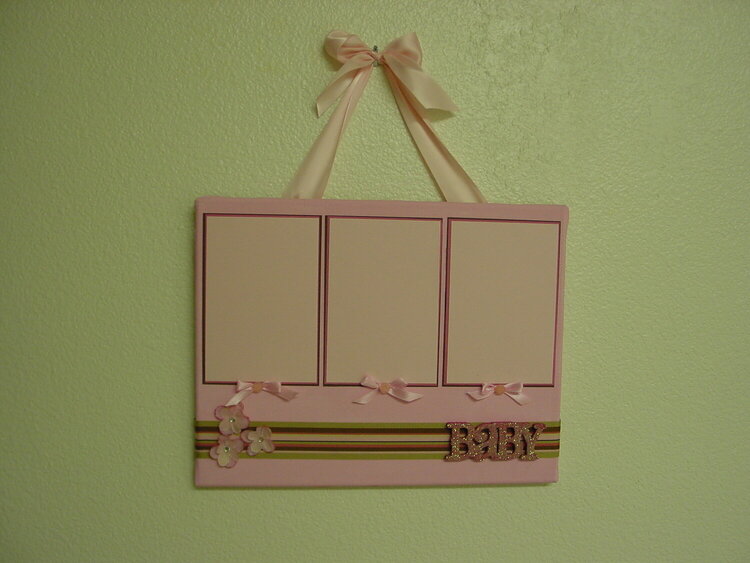 Altered Canvas Shower Gift