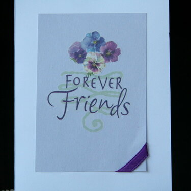 Spring notecards in purples and blues