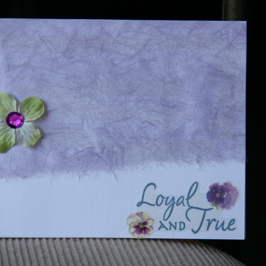 Spring note card