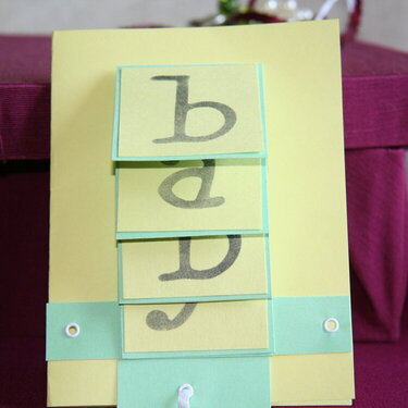 BABY Waterfall card