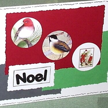 3 bird circles Noel