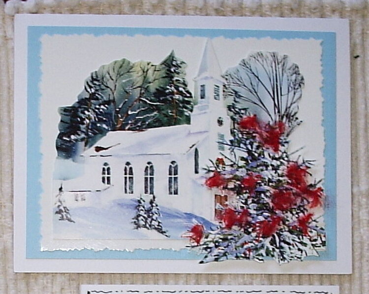church with tree in front