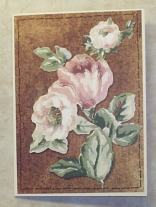 wall paper roses