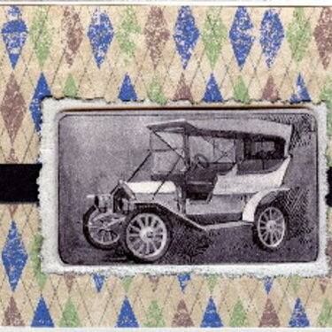 old car card