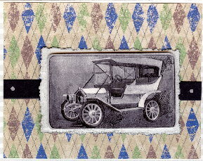 old car card