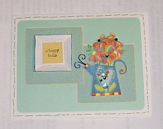 watering can happy hello