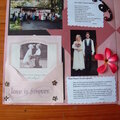 page 1 of 2 page wedding layout